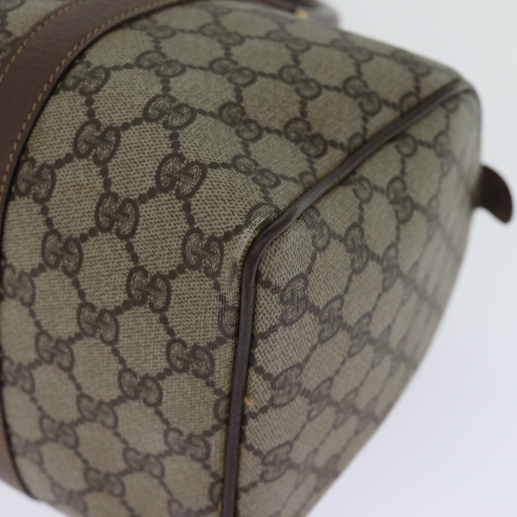 GUCCI GG Supreme Boston Bag PVC Beige 002 615 6842 yk12423