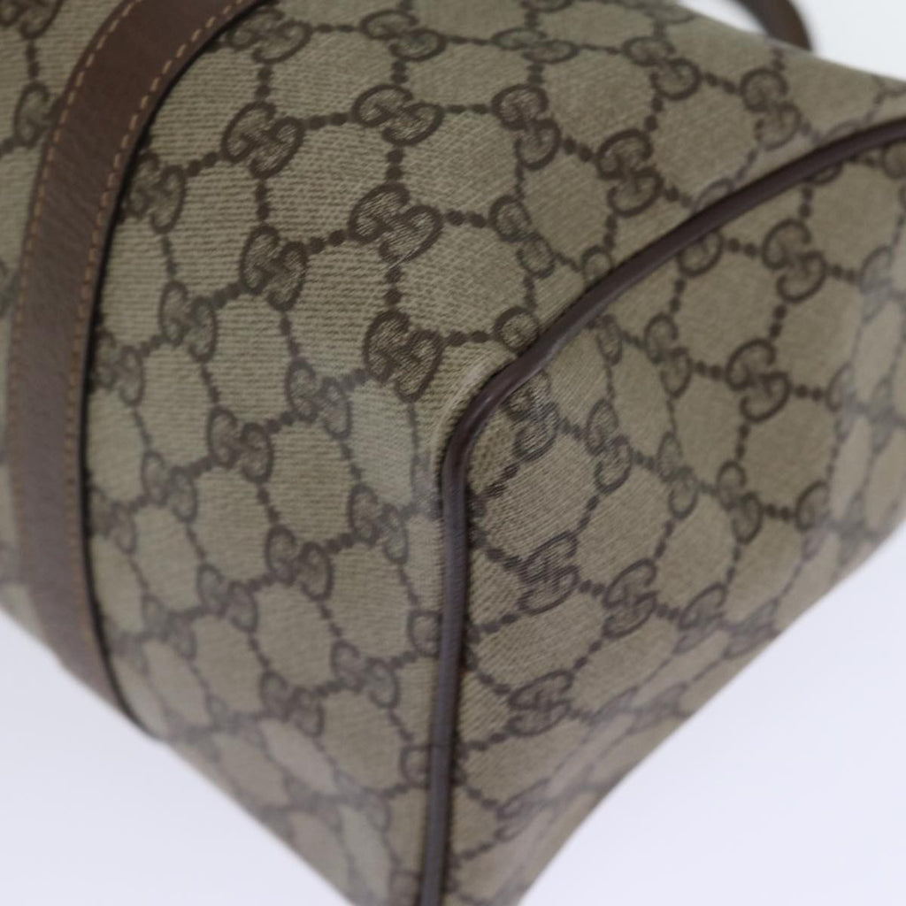 GUCCI GG Supreme Boston Bag PVC Beige 002 615 6842 yk12423