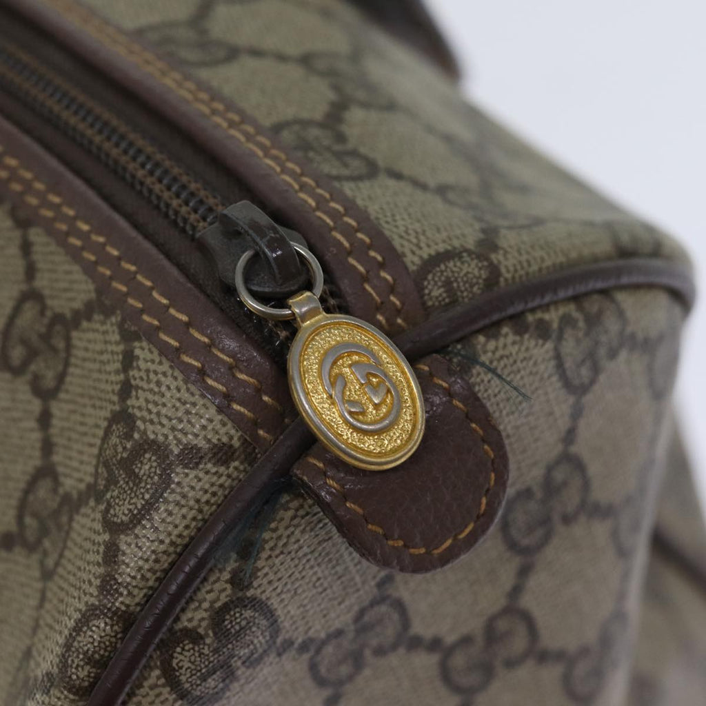 GUCCI GG Supreme Boston Bag PVC Beige 002 615 6842 yk12423