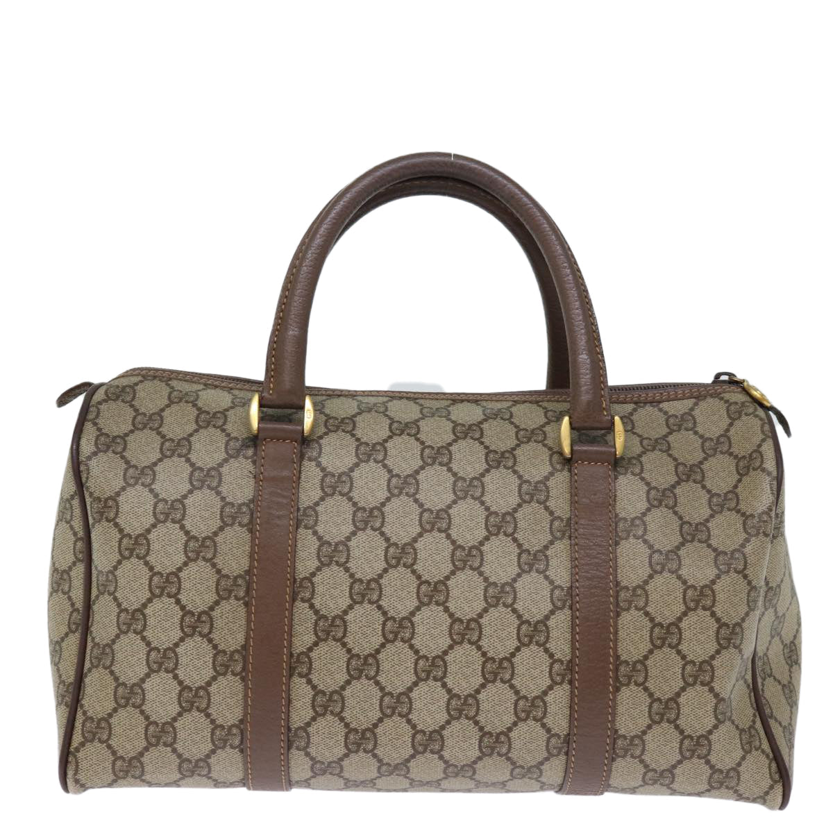 GUCCI GG Supreme Boston Bag PVC Beige 002 615 6842 yk12423
