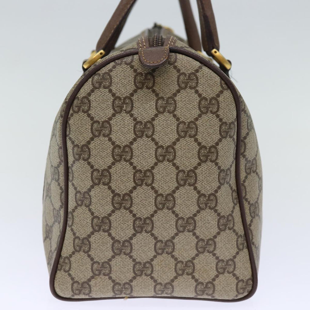GUCCI GG Supreme Boston Bag PVC Beige 002 615 6842 yk12423
