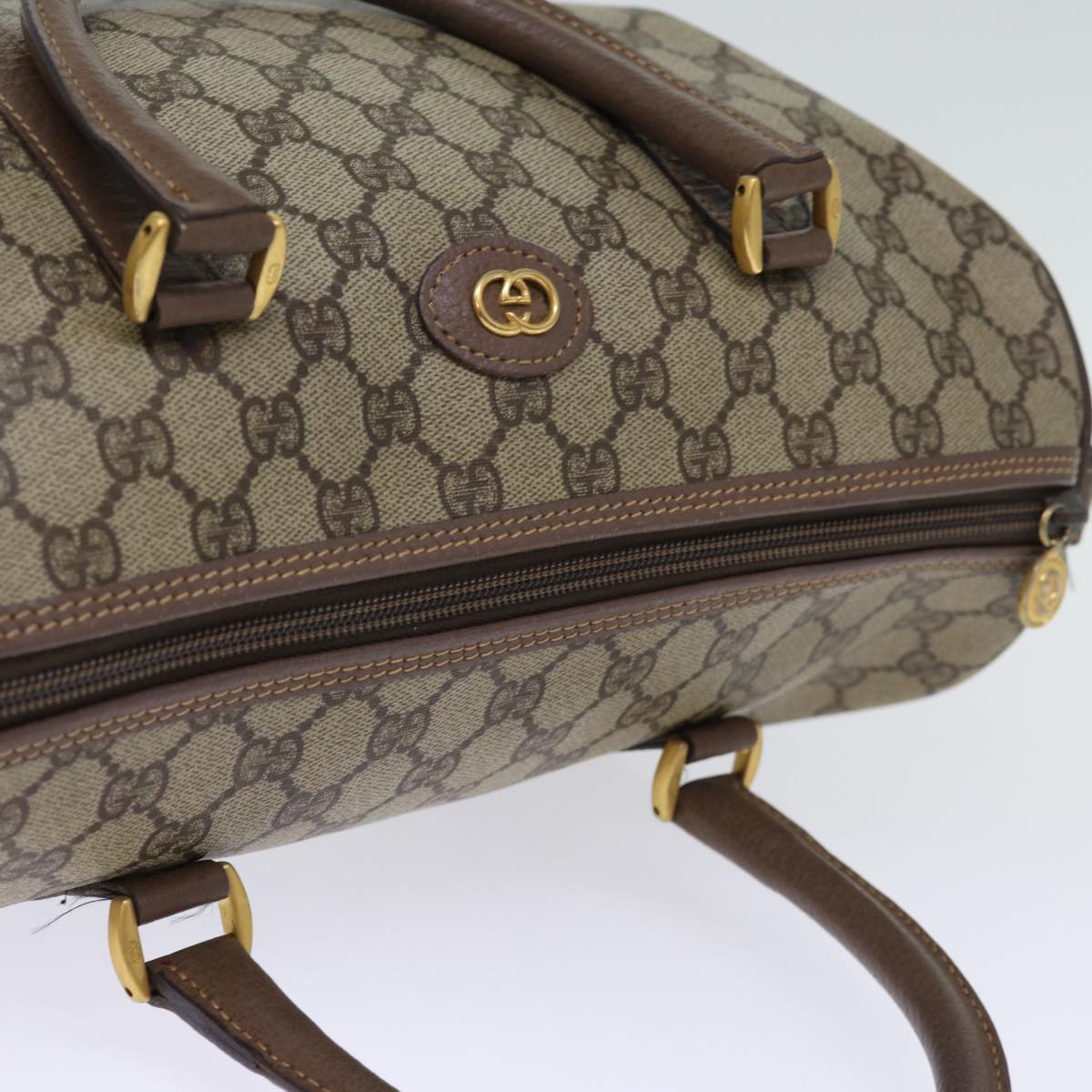GUCCI GG Supreme Boston Bag PVC Beige 002 615 6842 yk12423