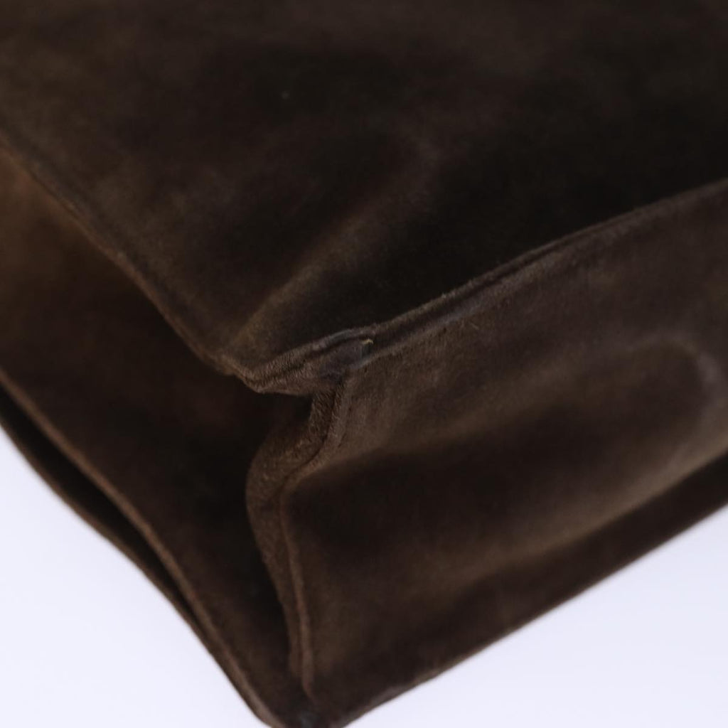 GUCCI Bamboo Shoulder Bag Suede Brown 001 3239 yk12441