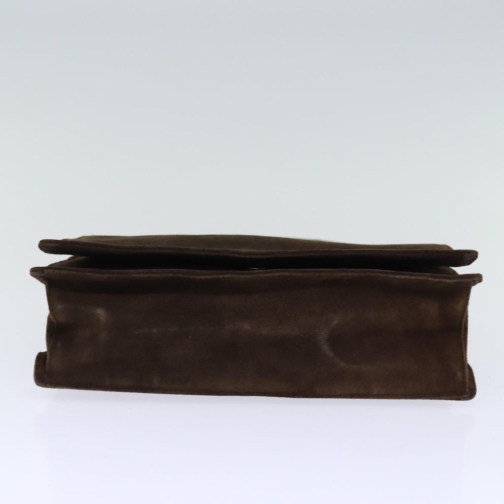 GUCCI Bamboo Shoulder Bag Suede Brown 001 3239 yk12441