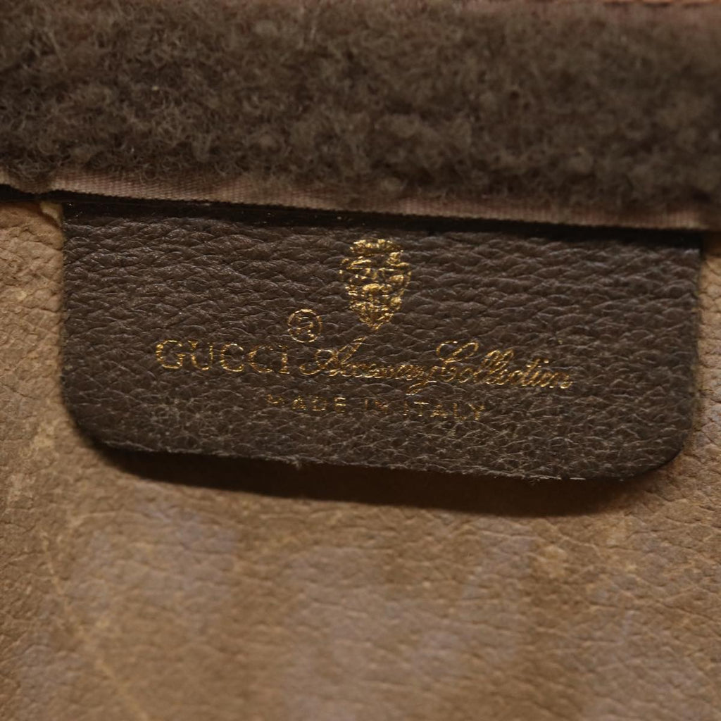 GUCCI GG Supreme Web Sherry Line Clutch Bag PVC Beige Red 89 01 001 yk12494