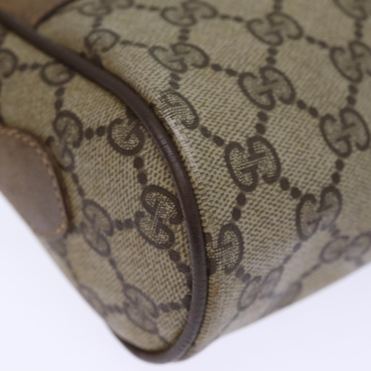 GUCCI GG Supreme Web Sherry Line Shoulder Bag Red Beige 56 02 087 yk12506