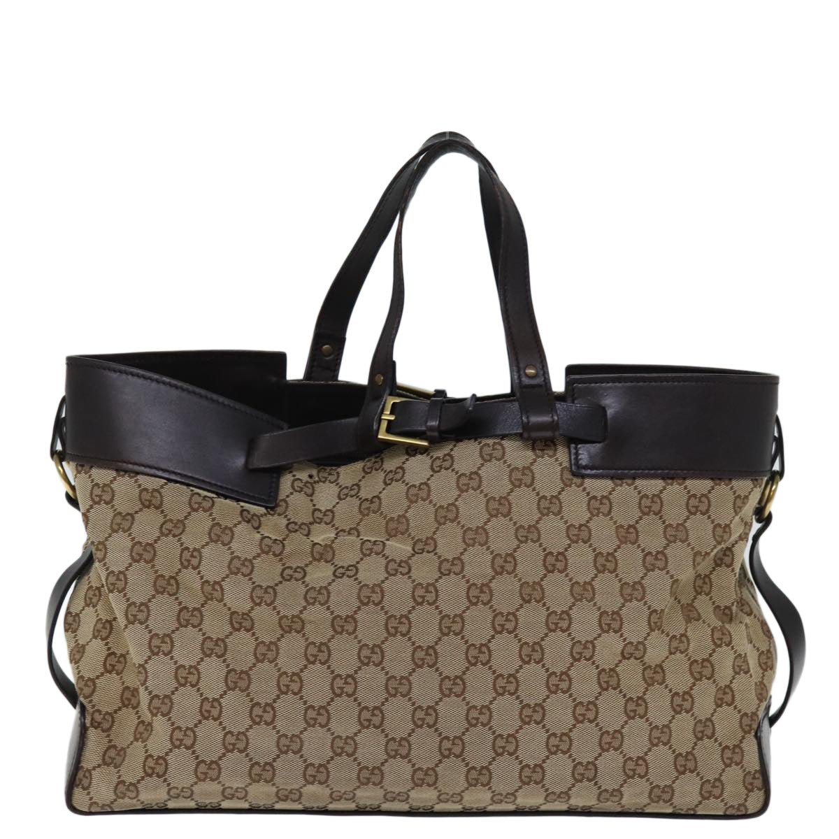 GUCCI GG Canvas Tote Bag Beige 106251 yk12513