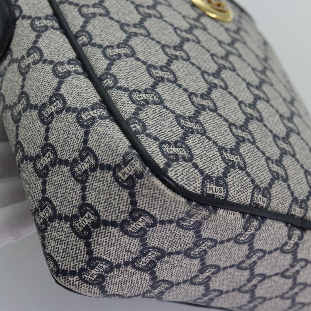 GUCCI GG Plus Supreme Shoulder Bag PVC Navy yk12516