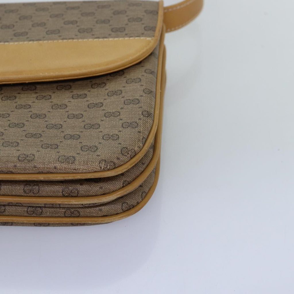 GUCCI Micro GG Supreme Shoulder Bag PVC Beige 004 106 0024 yk12533