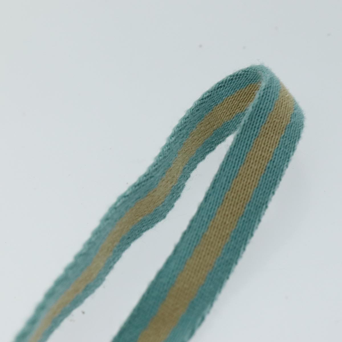 GUCCI Neck Strap Canvas Beige Blue 115278 yk12555