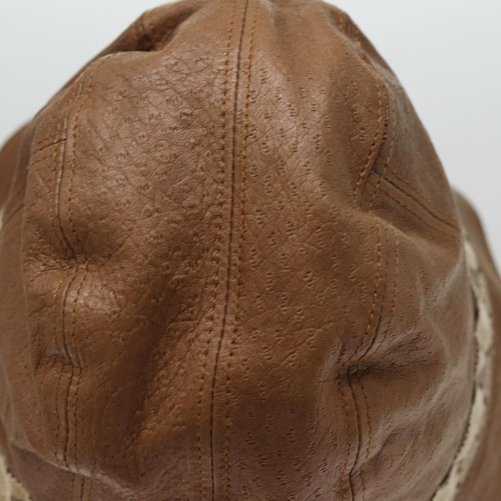 GUCCI GG Canvas Hat L Brown yk12576