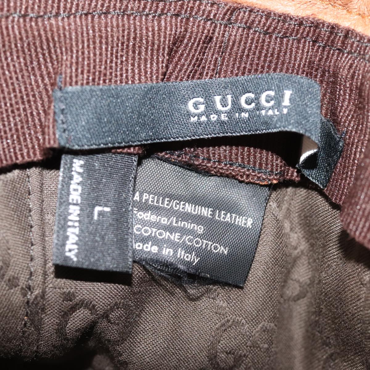 GUCCI GG Canvas Hat L Brown yk12576