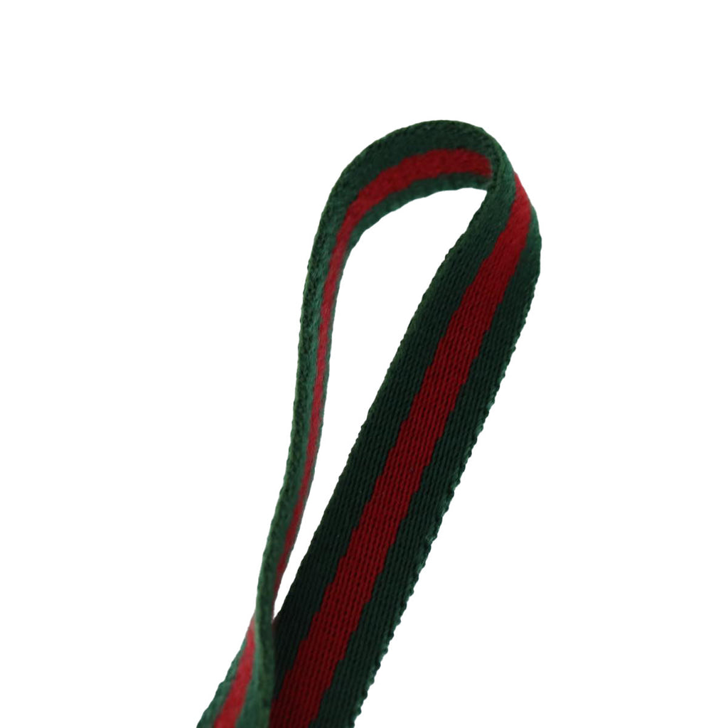 GUCCI Neck Strap Web Sherry Line Canvas Green Red 115278 yk12589