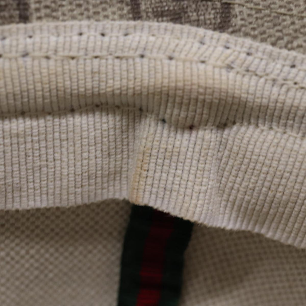 GUCCI GG Supreme Web Sherry Line Hat PVC M Beige Red Green yk12592