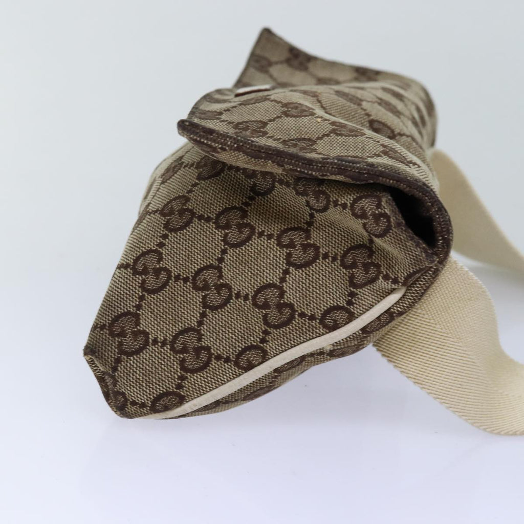 GUCCI GG Canvas Body Bag Beige 146304 yk12616