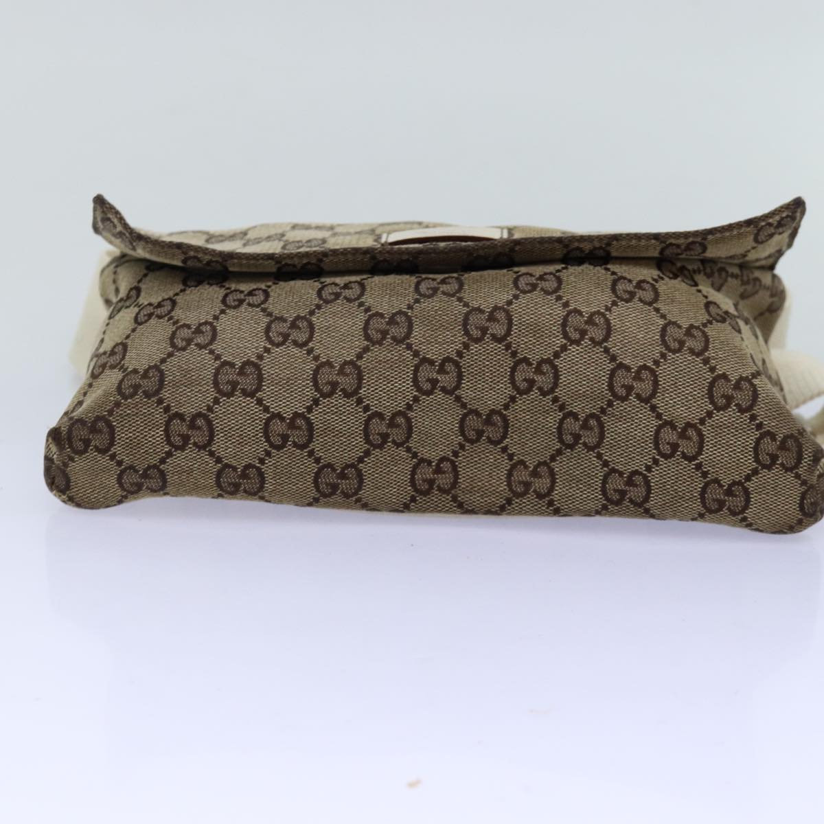 GUCCI GG Canvas Body Bag Beige 146304 yk12616