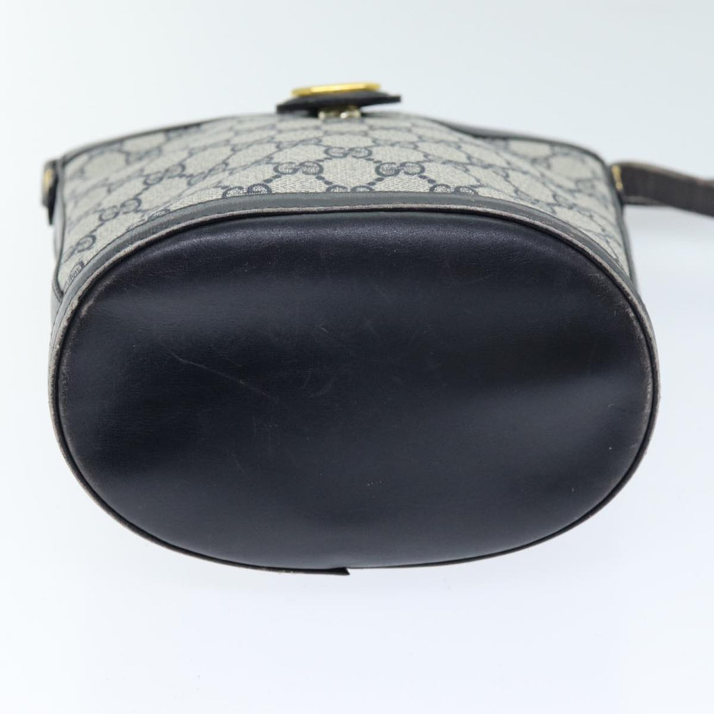 GUCCI GG Supreme Shoulder Bag PVC Navy yk12621