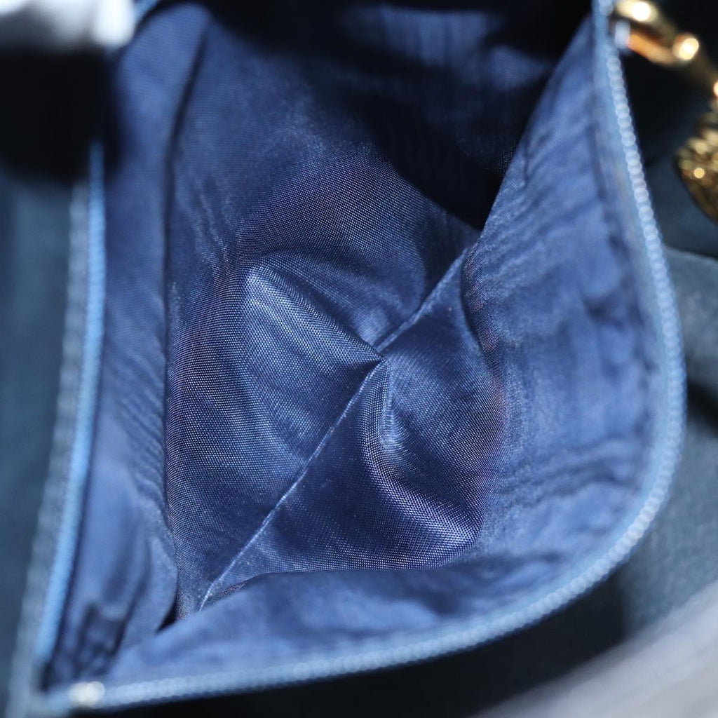 GUCCI GG Supreme Shoulder Bag PVC Navy yk12621