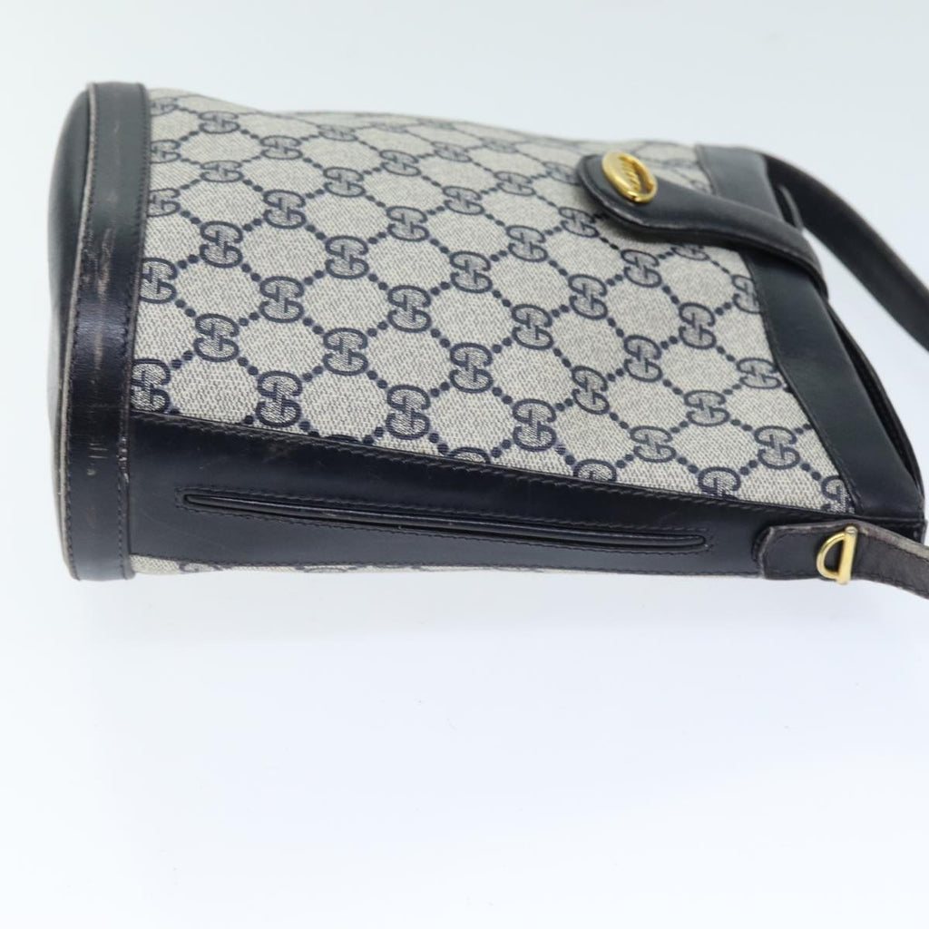 GUCCI GG Supreme Shoulder Bag PVC Navy yk12621