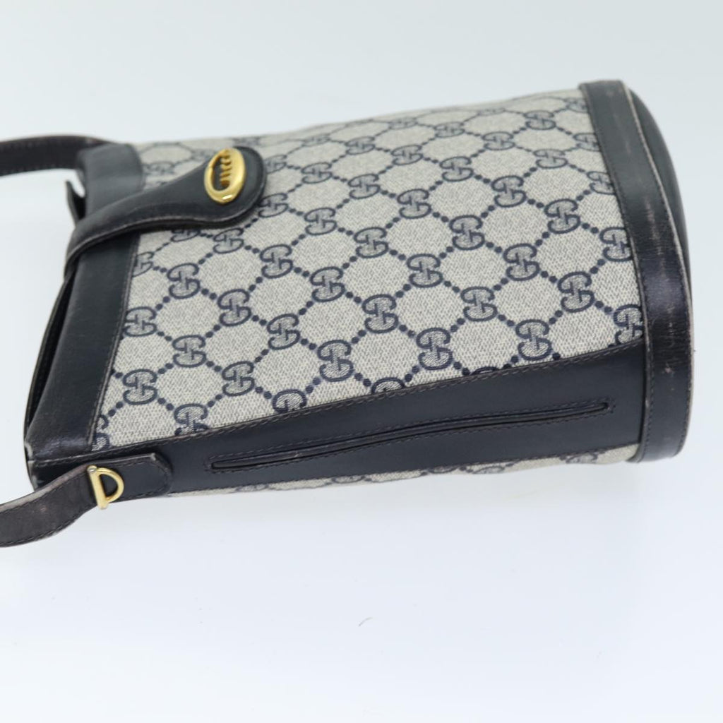 GUCCI GG Supreme Shoulder Bag PVC Navy yk12621