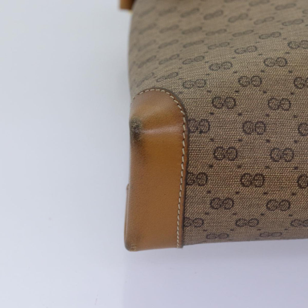 GUCCI Micro GG Supreme Shoulder Bag PVC Beige 001 14 5364 yk12661