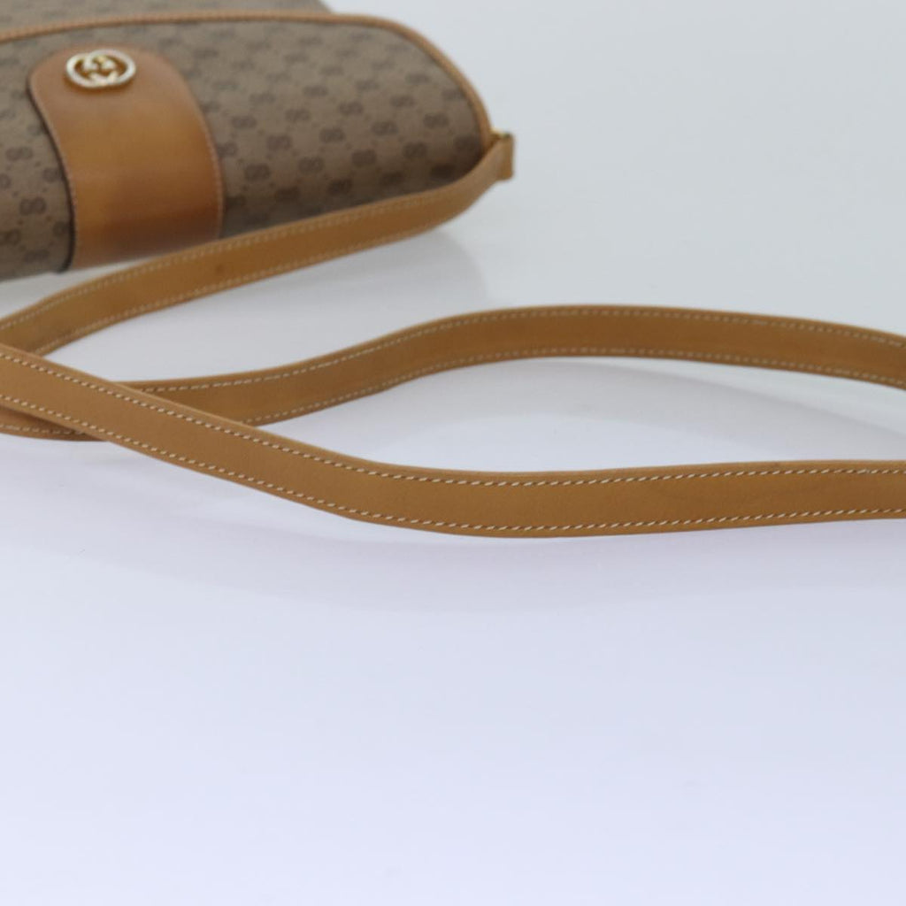 GUCCI Micro GG Supreme Shoulder Bag PVC Beige 001 14 5364 yk12661