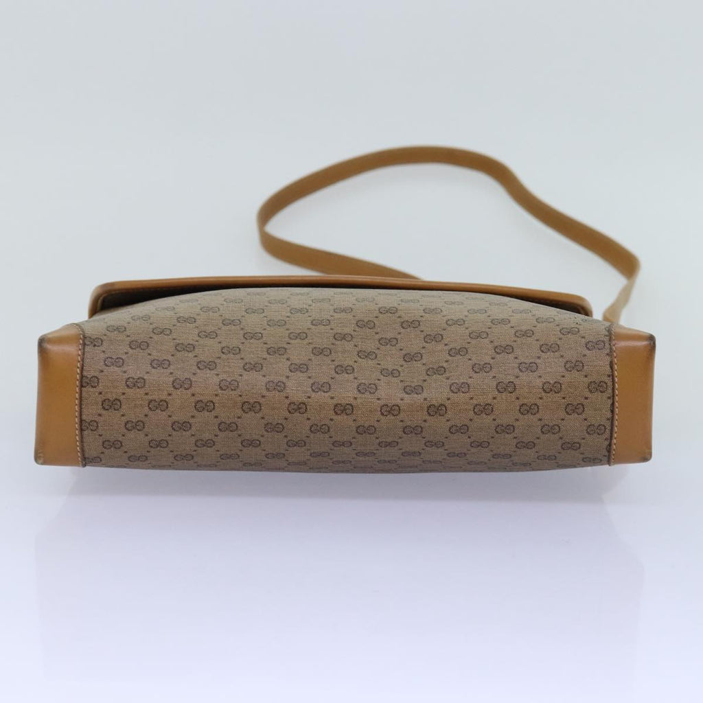 GUCCI Micro GG Supreme Shoulder Bag PVC Beige 001 14 5364 yk12661