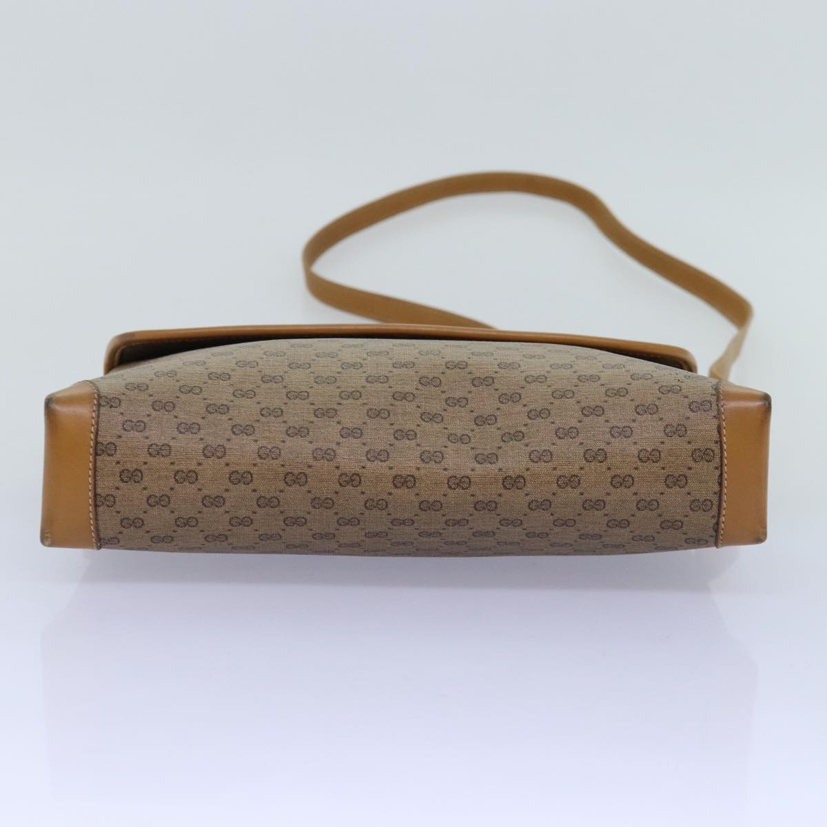 GUCCI Micro GG Supreme Shoulder Bag PVC Beige 001 14 5364 yk12661