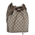 GUCCI GG Supreme Web Sherry Line Shoulder Bag Red Beige 41 02 034 yk12678