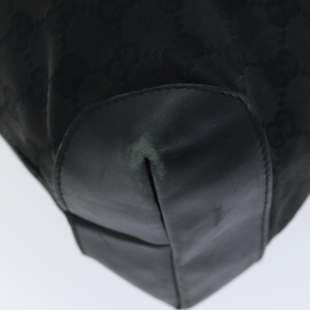 GUCCI GG Canvas Tote Bag Black 28892 yk12685