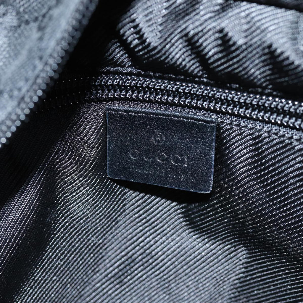 GUCCI GG Canvas Tote Bag Black 28892 yk12685
