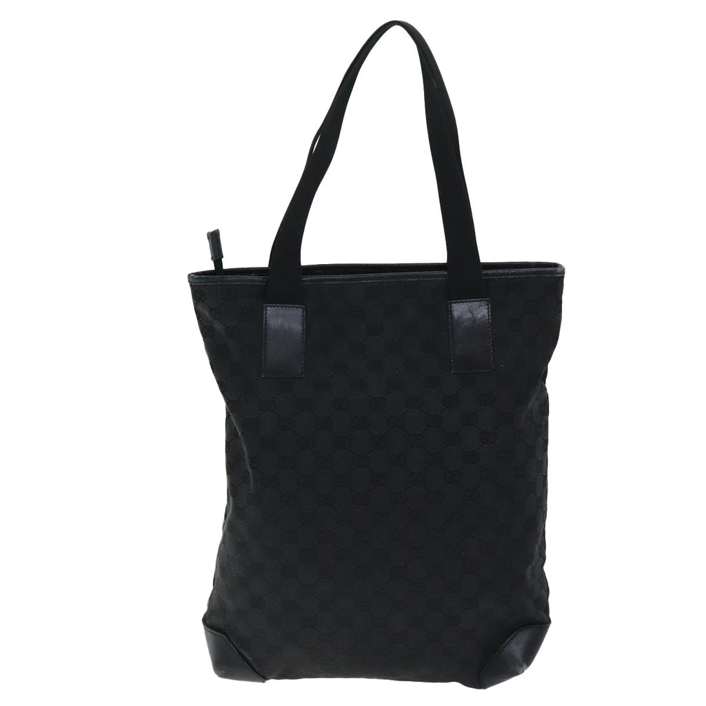 GUCCI GG Canvas Tote Bag Black 28892 yk12685