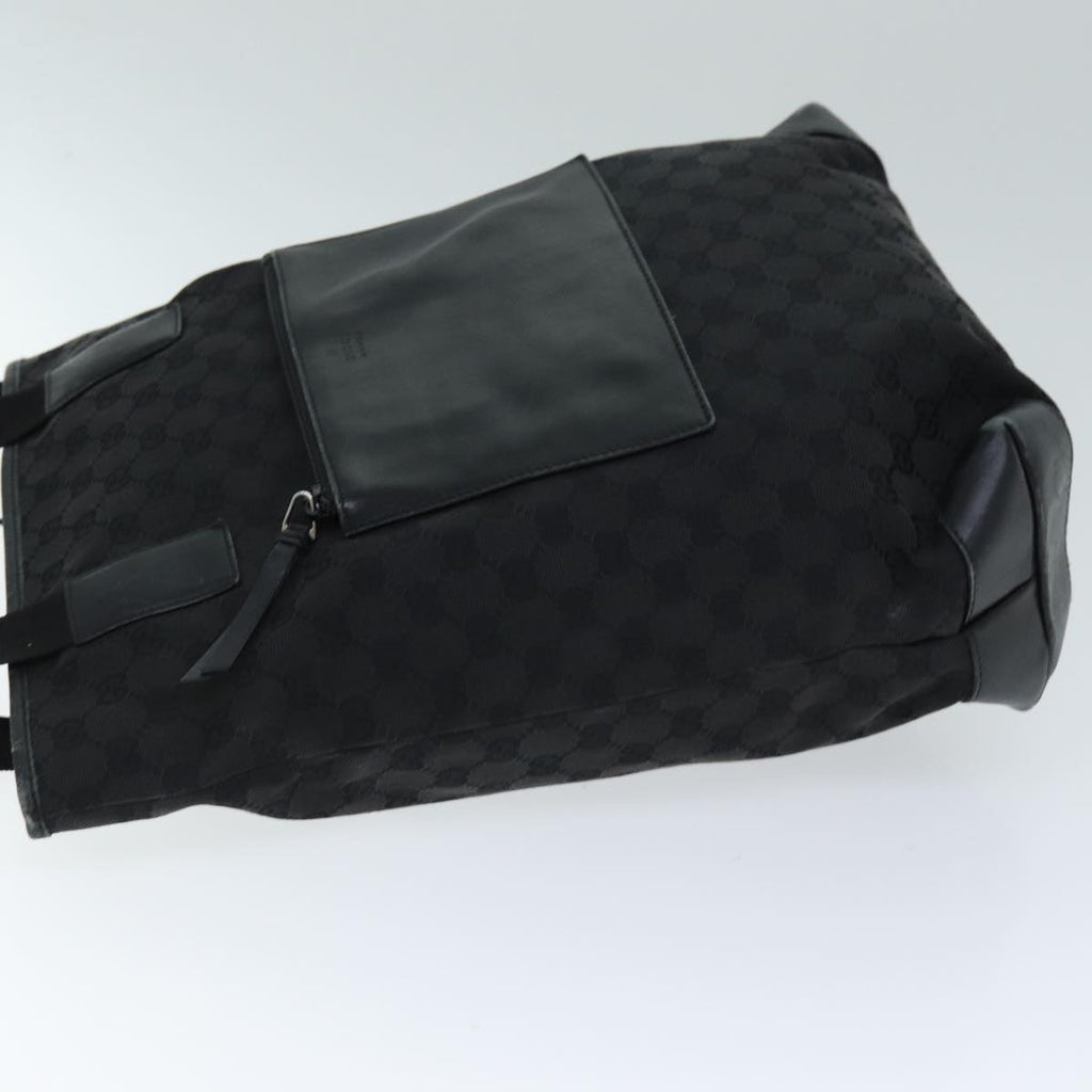 GUCCI GG Canvas Tote Bag Black 28892 yk12685
