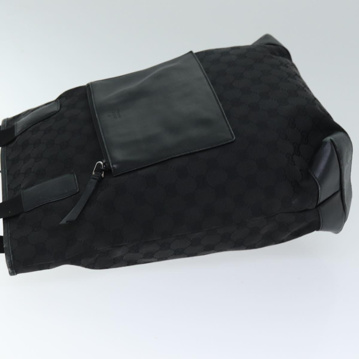 GUCCI GG Canvas Tote Bag Black 28892 yk12685