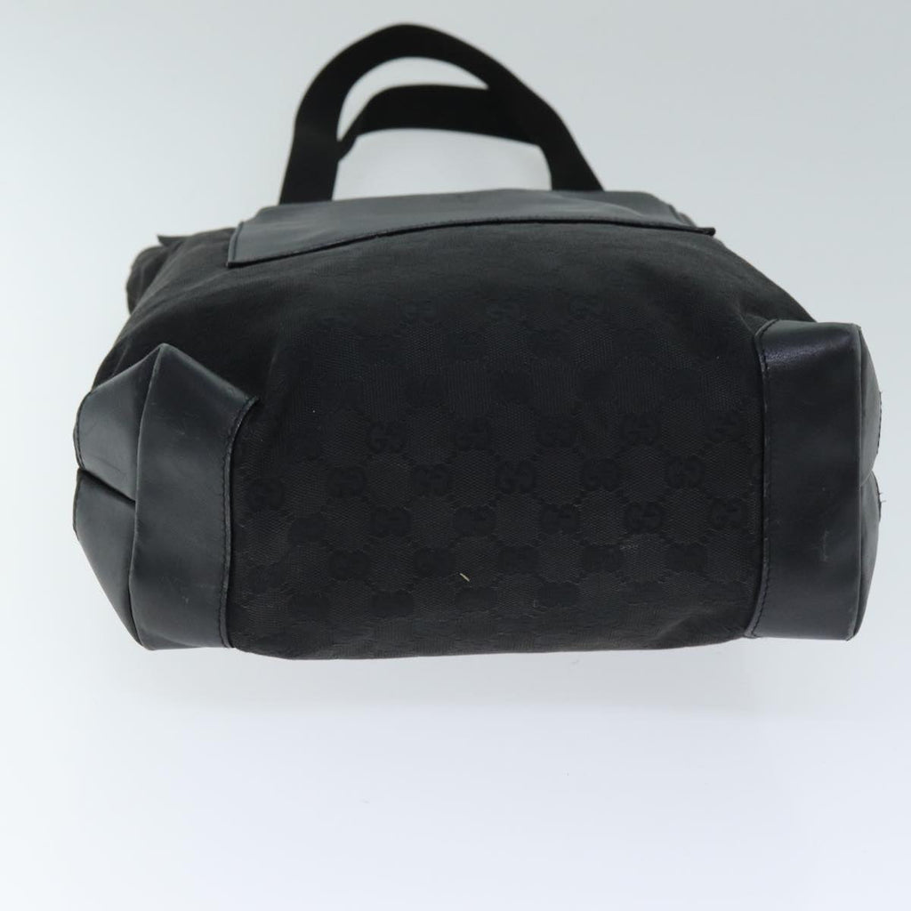 GUCCI GG Canvas Tote Bag Black 28892 yk12685