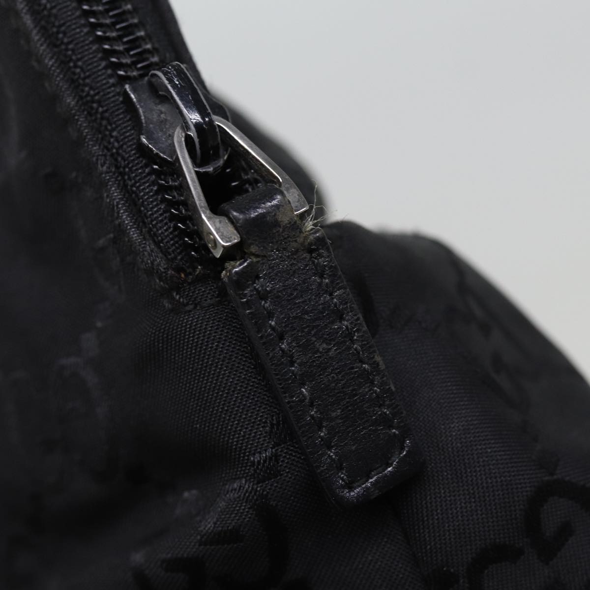 GUCCI GG Canvas Tote Bag Black 001 3705 yk12781