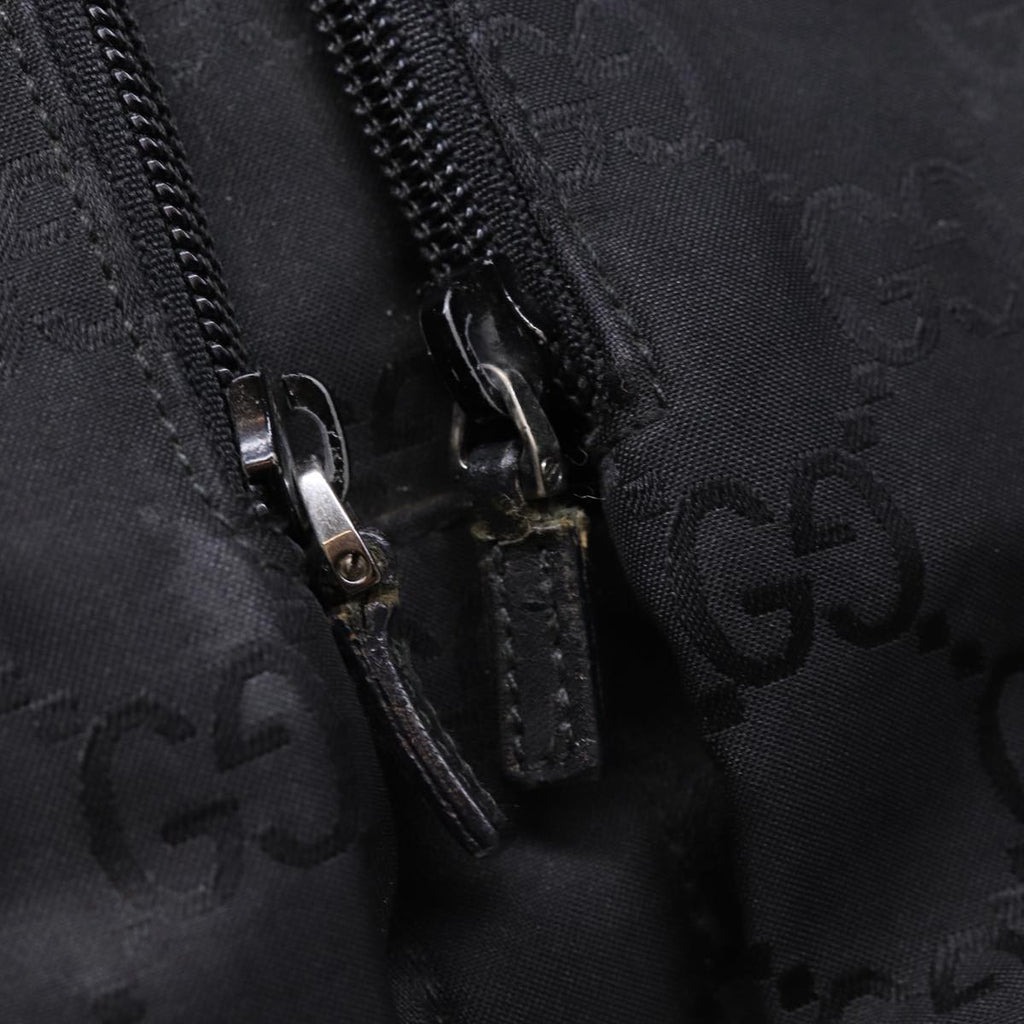 GUCCI GG Canvas Tote Bag Black 001 3705 yk12781
