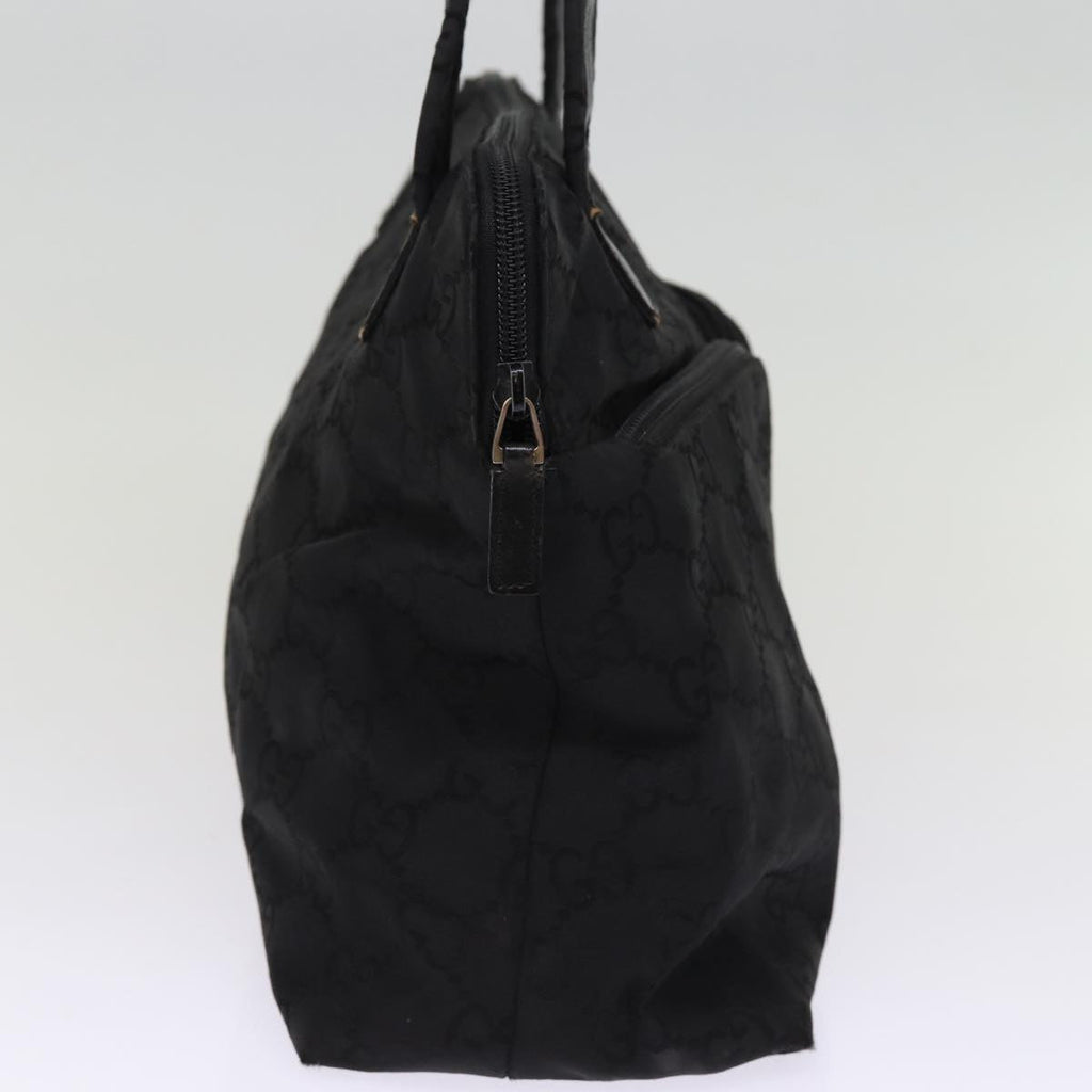 GUCCI GG Canvas Tote Bag Black 001 3705 yk12781