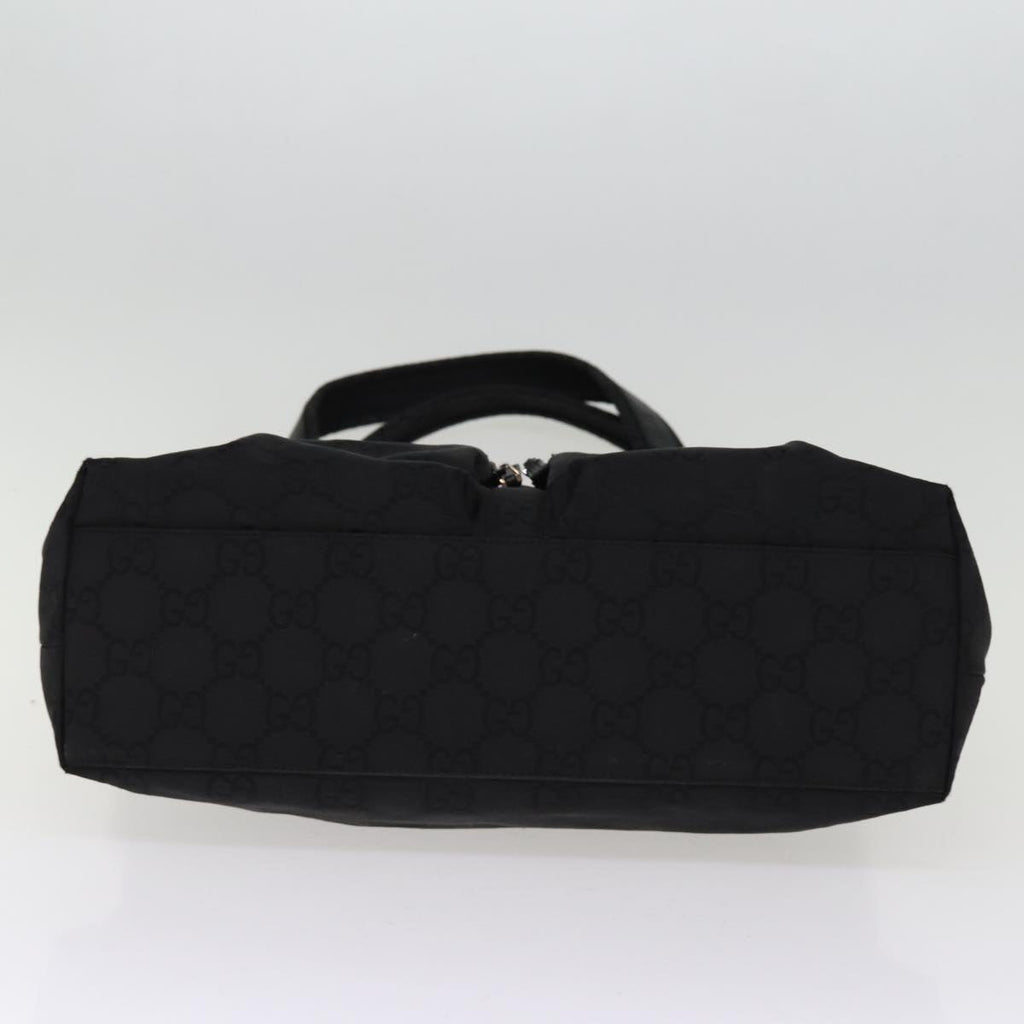 GUCCI GG Canvas Tote Bag Black 001 3705 yk12781