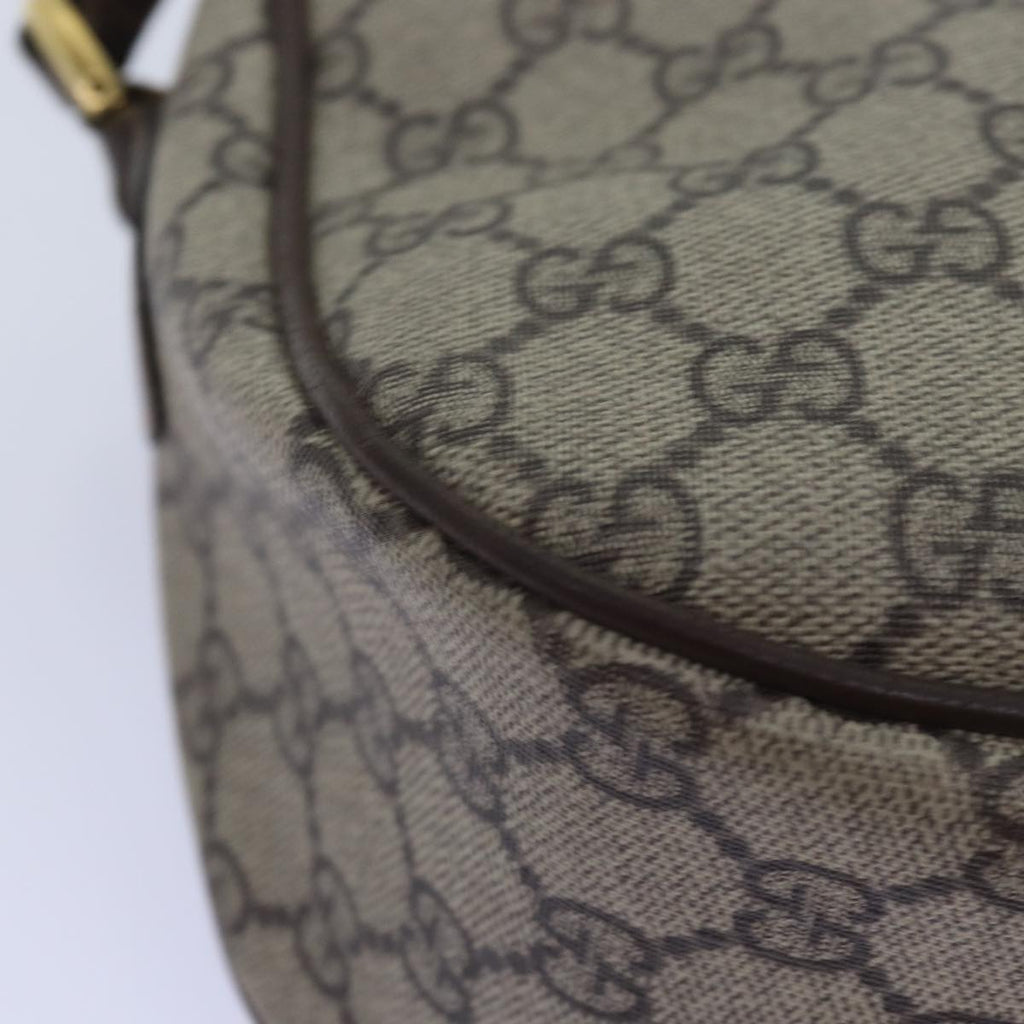 GUCCI GG Supreme Web Sherry Line Shoulder Bag Beige Red 001 123 yk12792