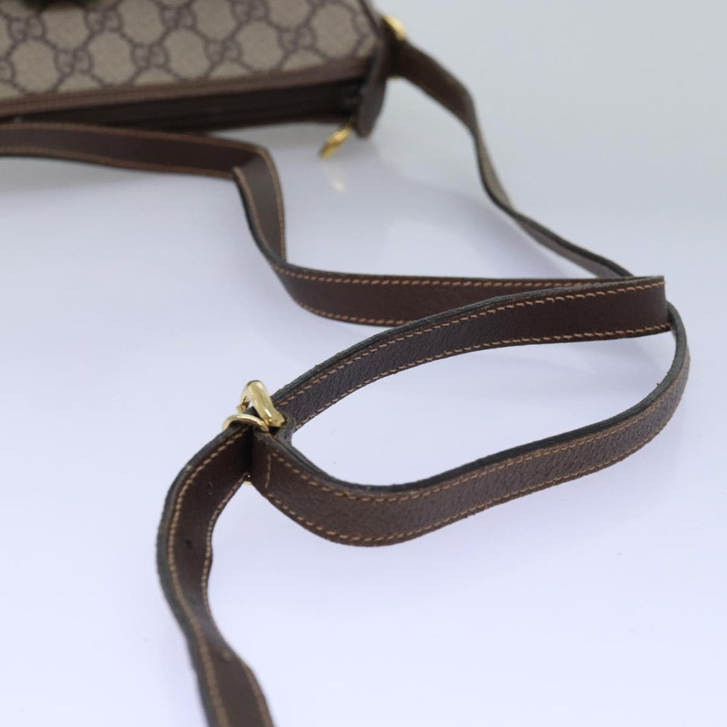 GUCCI GG Supreme Web Sherry Line Shoulder Bag Beige Red 001 123 yk12792