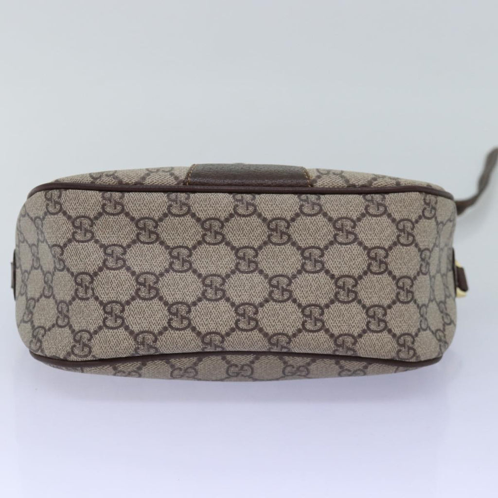 GUCCI GG Supreme Web Sherry Line Shoulder Bag Beige Red 001 123 yk12792