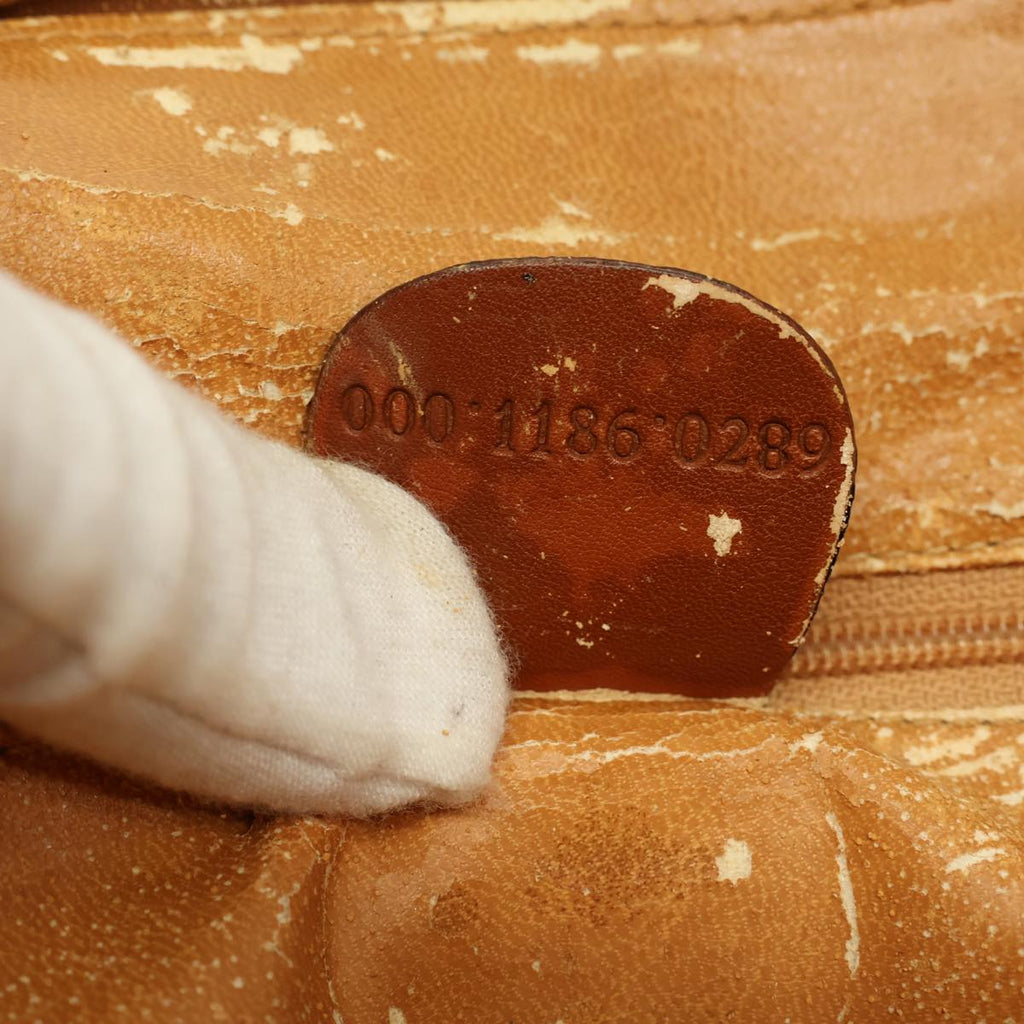 GUCCI Bamboo Hand Bag Leather 2way Brown 000 1186 0289 yk12820
