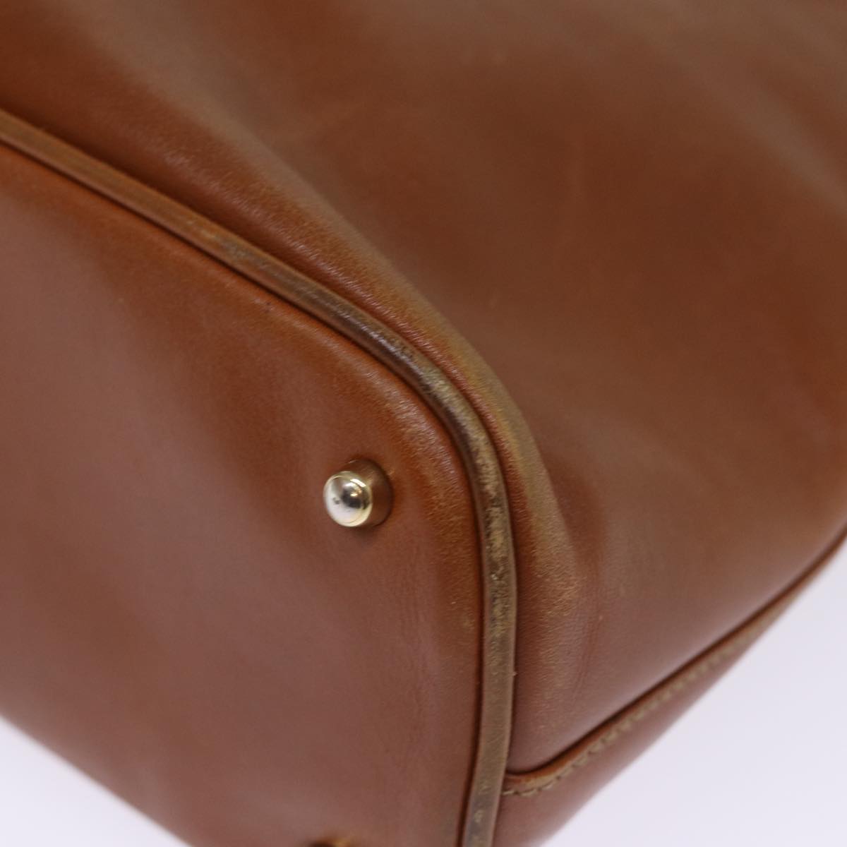 GUCCI Bamboo Hand Bag Leather Brown 000 1186 0289 yk12822