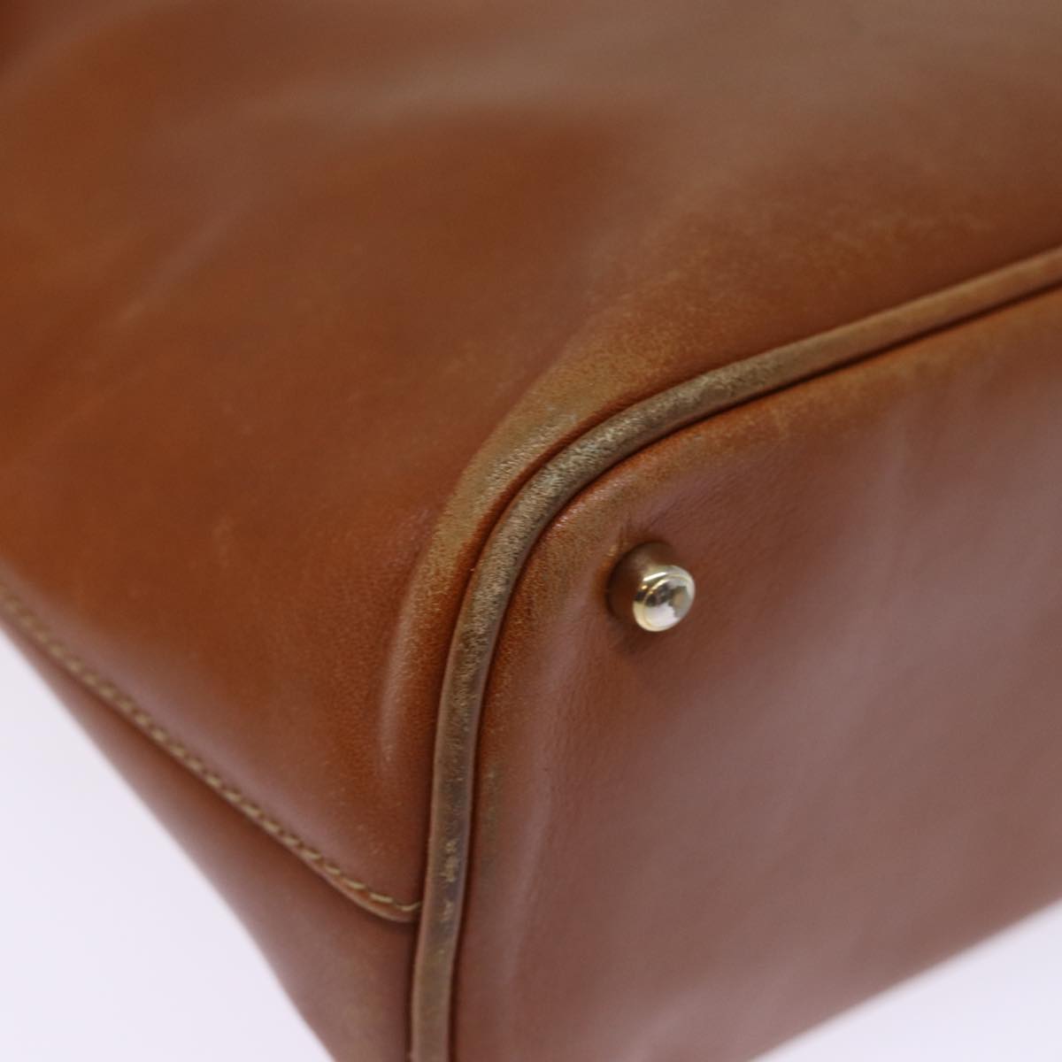 GUCCI Bamboo Hand Bag Leather Brown 000 1186 0289 yk12822