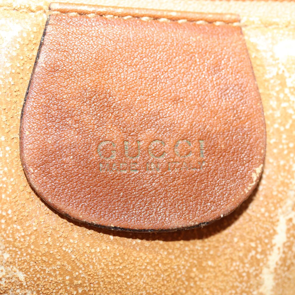 GUCCI Bamboo Hand Bag Leather Brown 000 1186 0289 yk12822