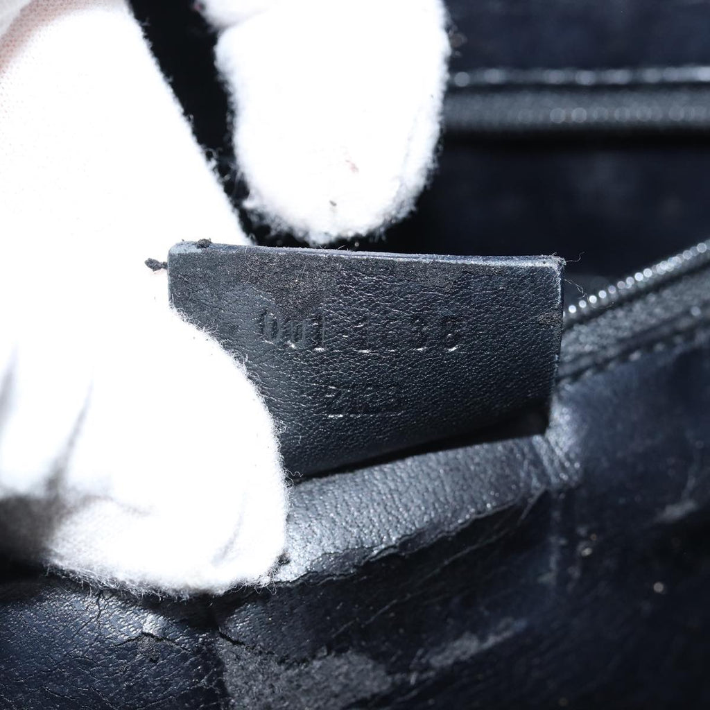 GUCCI Hand Bag Leather Black yk12824