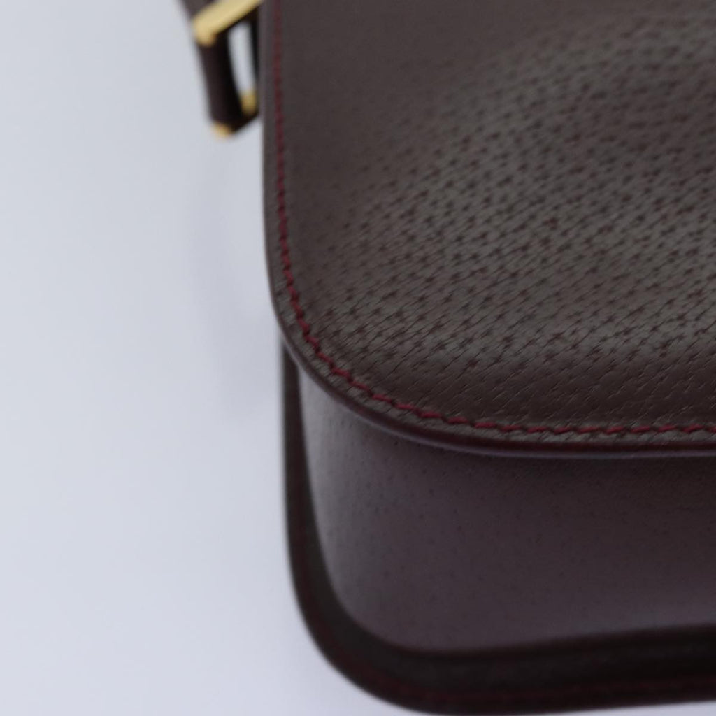 GUCCI Shoulder Bag Leather Red 007 256 0051 yk12836