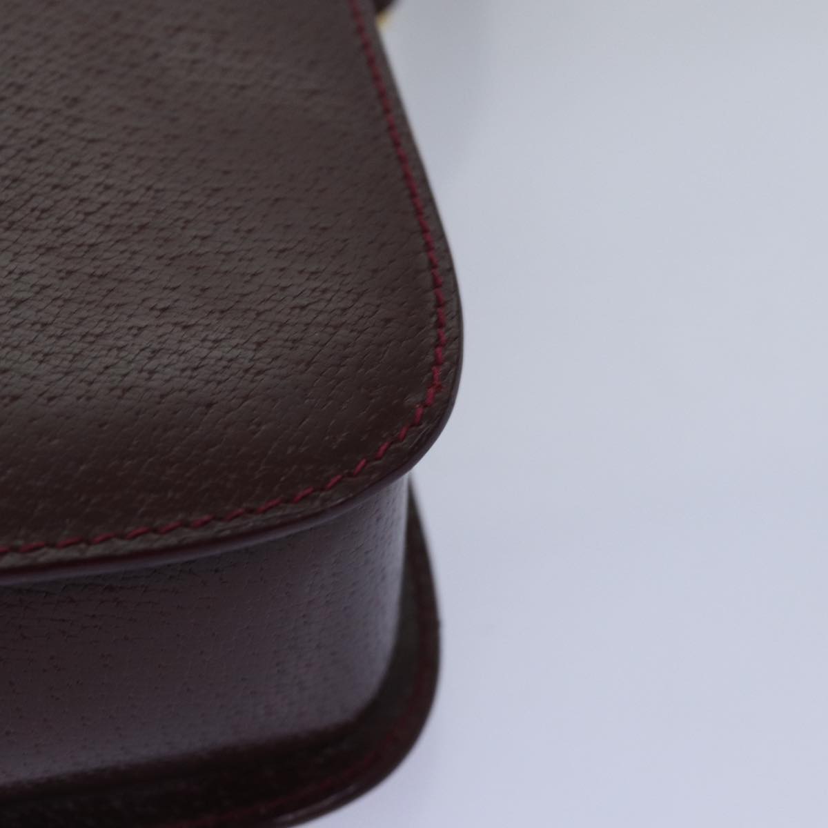 GUCCI Shoulder Bag Leather Red 007 256 0051 yk12836