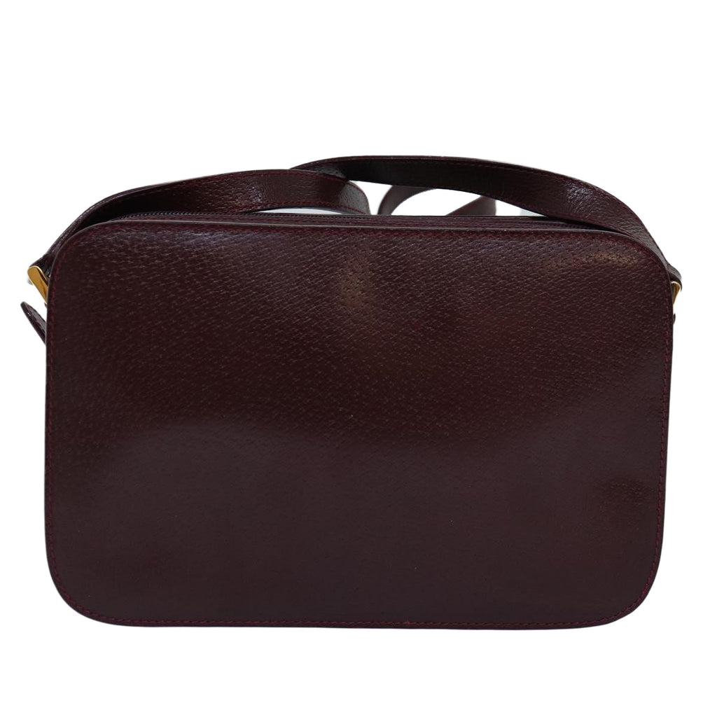 GUCCI Shoulder Bag Leather Red 007 256 0051 yk12836